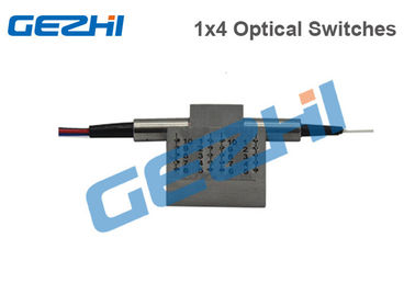 Mechanical Optical Switches Single Mode / Multimode 1×4 Customized Connector