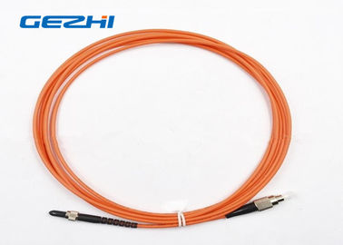 Multimode Patch Cord Accessories , Duplex Fiber Optic Jumper SMA905 ST / UPC