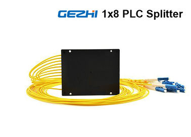 Splitter Plc Blockless 1 до 8 путей оптически, Splitter цифров ABS кабеля 2.0mm оптически