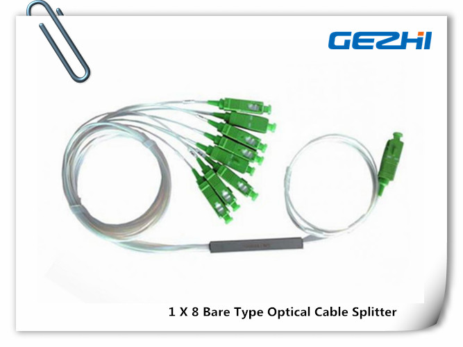 Обнаженный тип splitter волокна 1 x 8 PLC оптического волокна